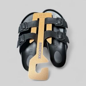 Birkenstock Men's Black Double-Strap Sandals